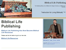 Tablet Screenshot of biblical-life.net